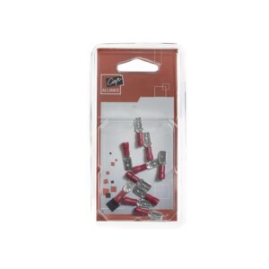 TERMINAL PLANO HEMBRA ROJO