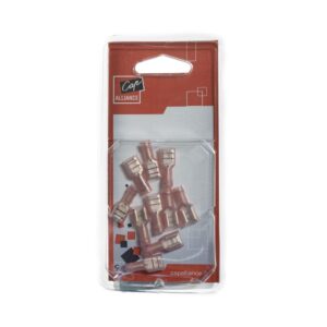 TERMINAL PLANO HEMBRA ROJO