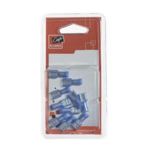 TERMINAL PLANO HEMBRA AISLADO AZUL