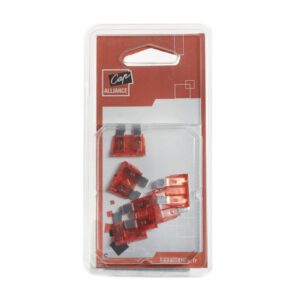 FUSIBLE PLANO 10A - ROJO